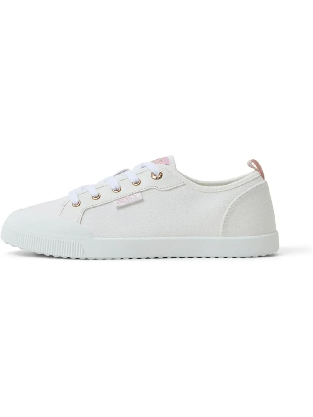 Women's White Lightweight Low Top Lace Up Casual Fashion Shorebreak Sneakers